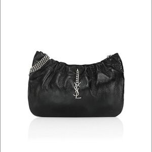 Saint Laurent Pacpac Leather Hobo Bag